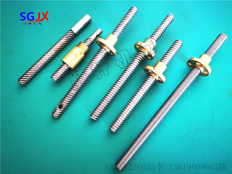 生產梯形絲（sī）杆螺杆 T81/1頭、T82/1頭 T81.5/1頭大（dà）量現貨絲杆